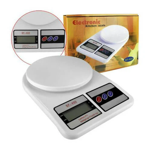 SF-400 Digital Kitchen Scale 10kg Electronic Food Weight Scale with LCD Display