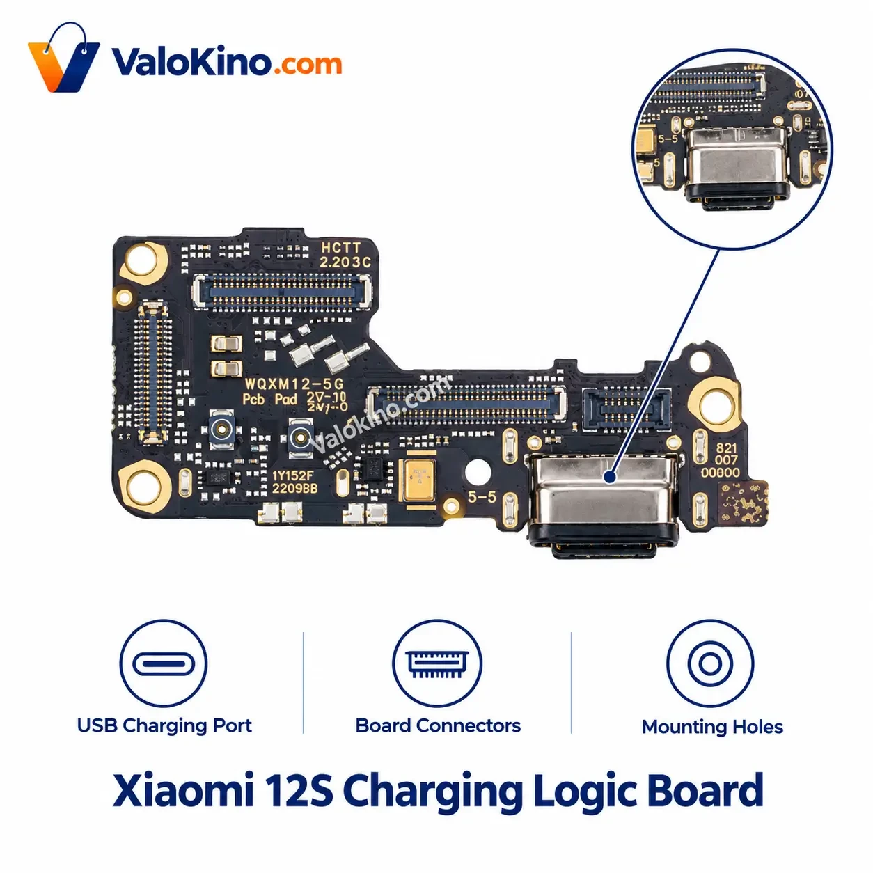 Xiaomi 12S Charging logic board Price in Bangladesh
