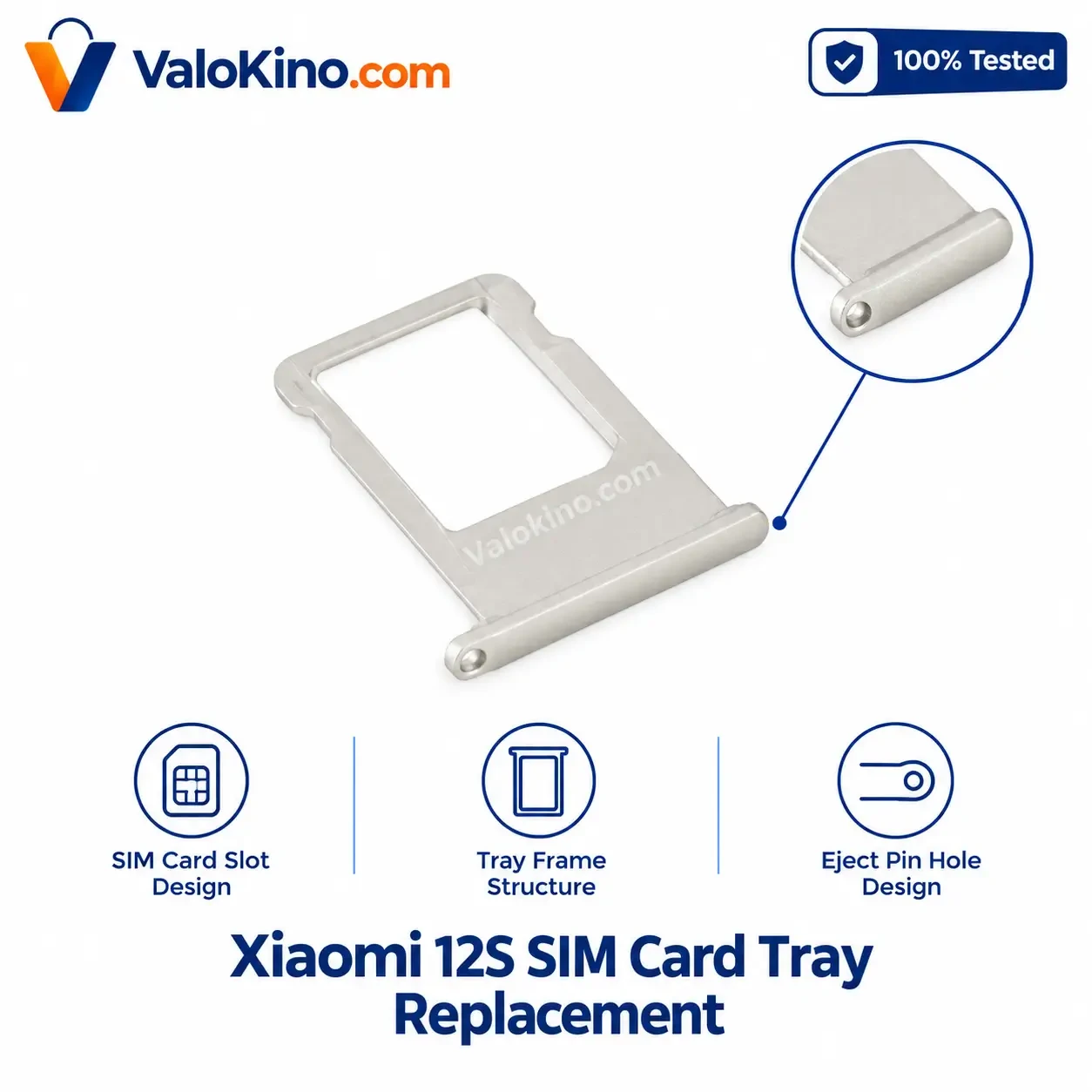 Xiaomi 12S SIM Card Tray Replacement Price in Bangladesh