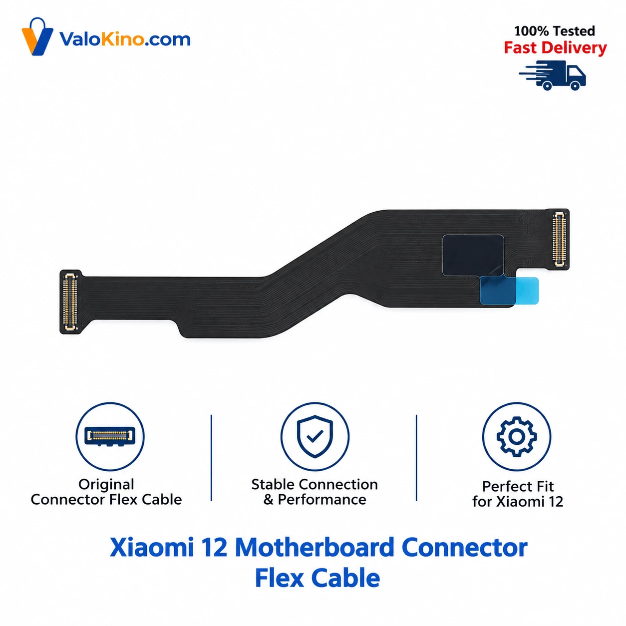 Xiaomi 12 Motherboard Connector flex cable price in Bangladesh
