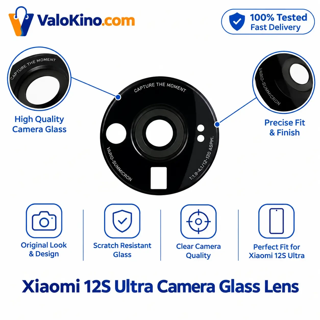 Xiaomi 12S Ultra Camera Glass Lens Price in Bangladesh