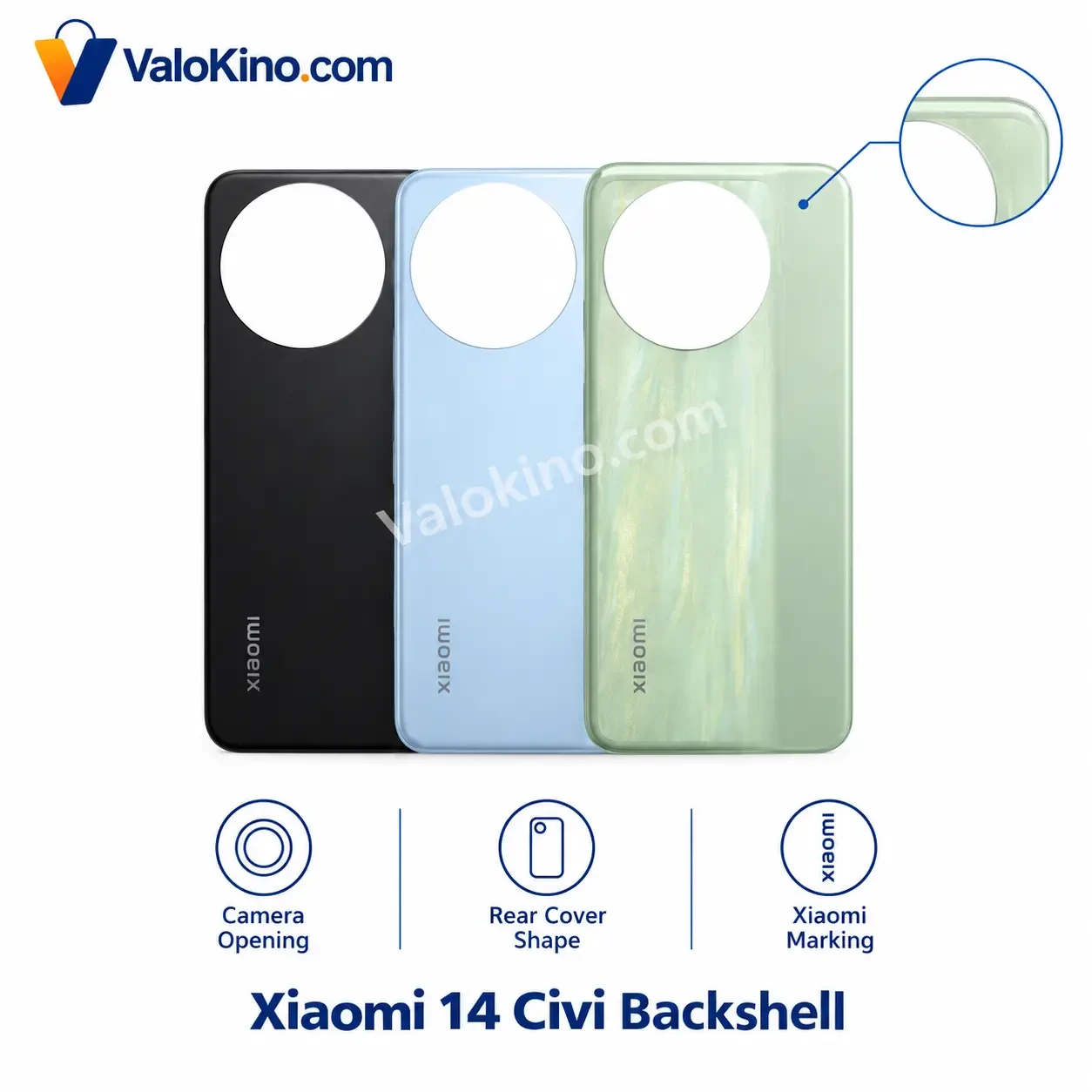 Xiaomi 14 Civi Backshell rear cover replacement