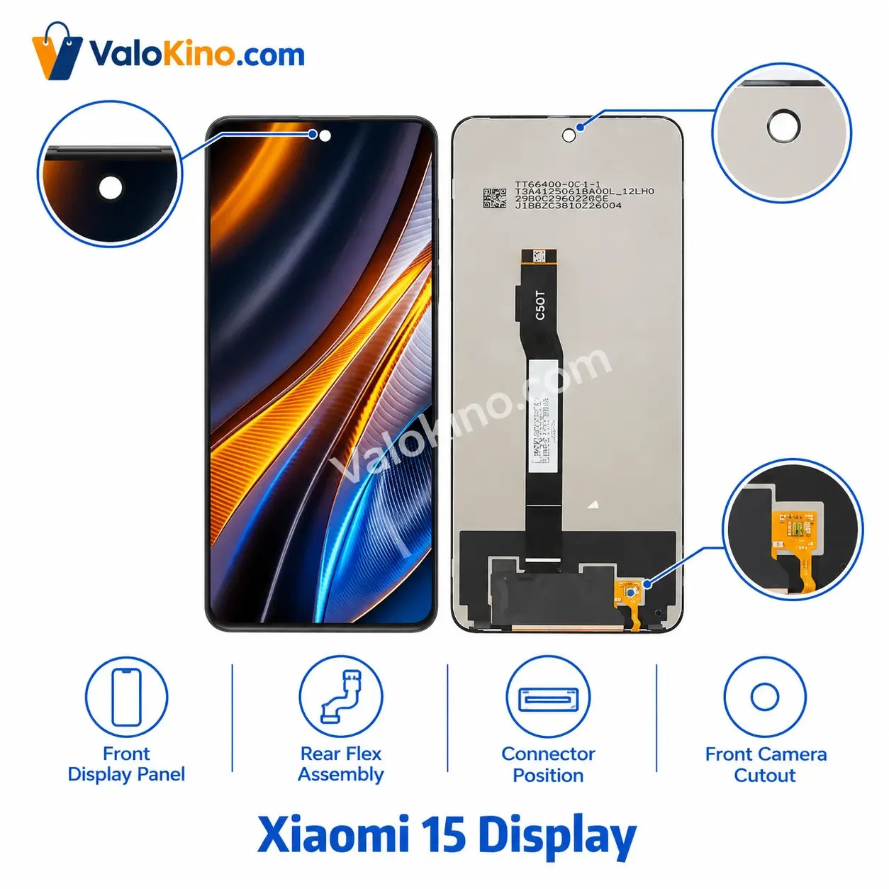 Xiaomi 15 Display Front Panel