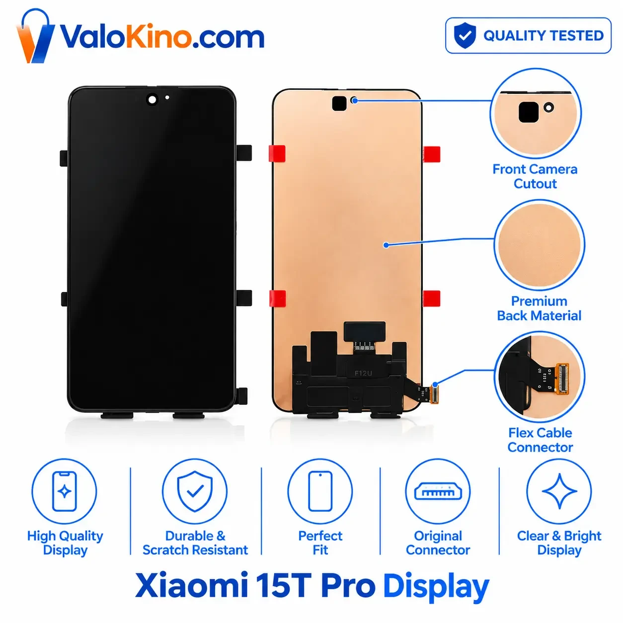 Xiaomi 15T Pro Display front and back view